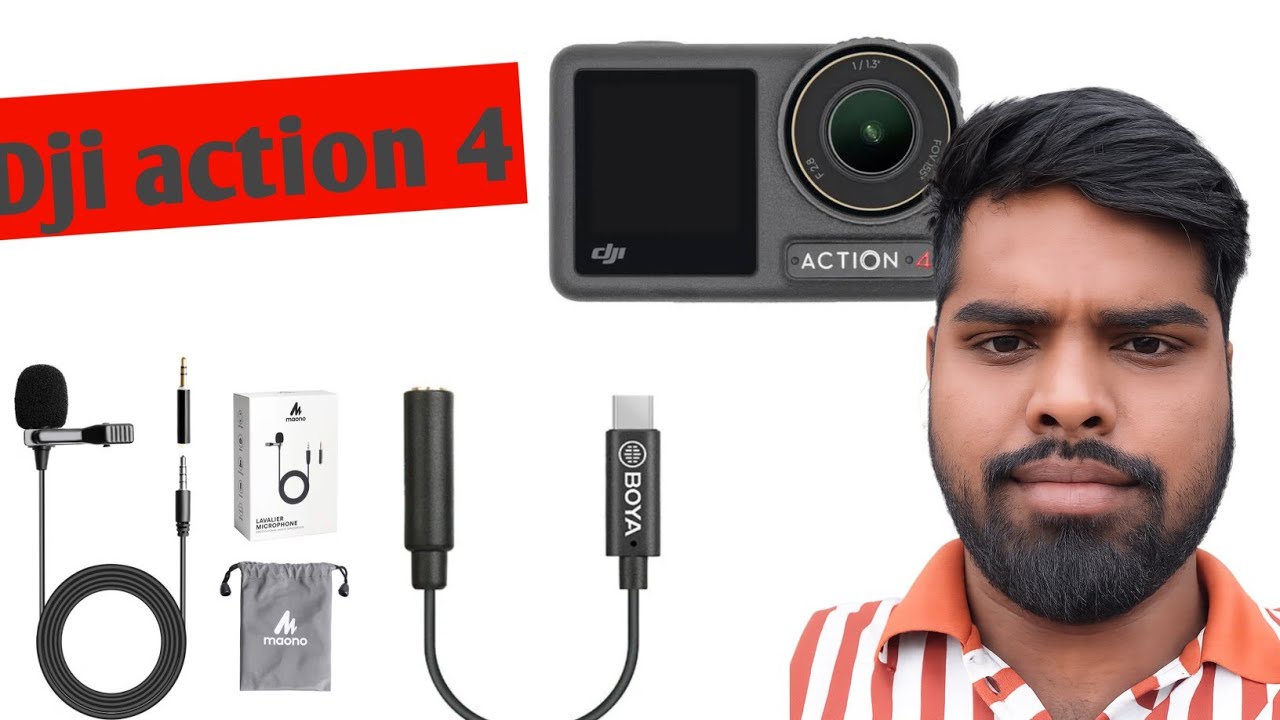 Dusri bar me voice dji action for camera boya adaptor and maano mic