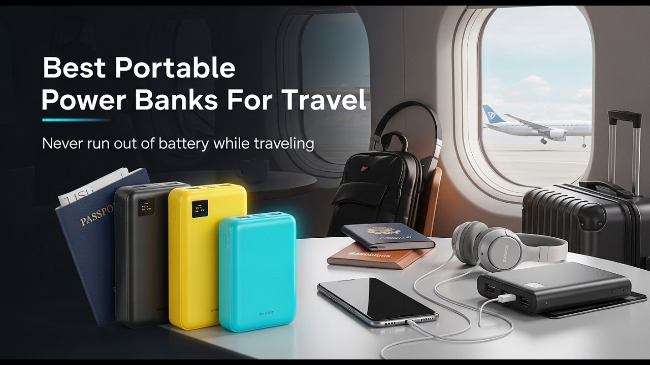 TOP 5 Best Portable Power Banks For Travel