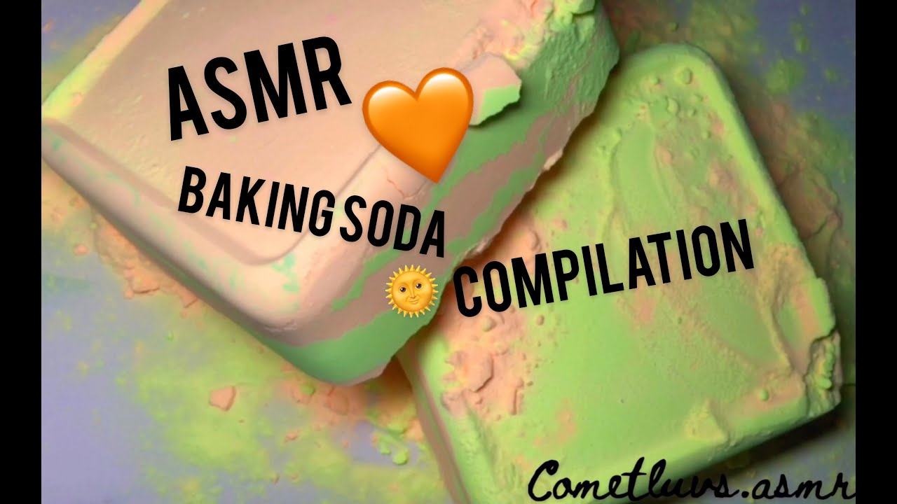 Asmr - Satisfying Baking Soda Compilation