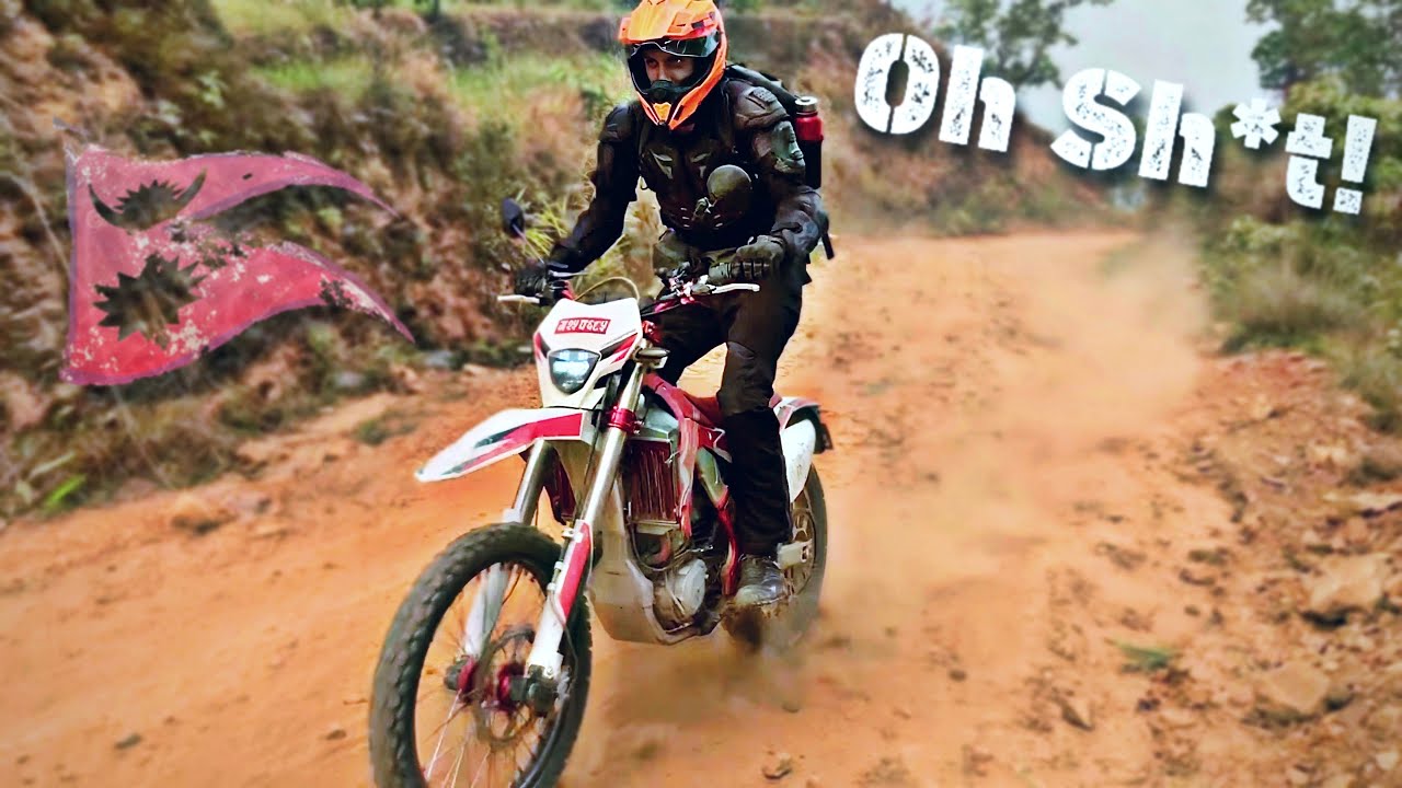 Арендовали в Непале нелегально модифицированный китайский мотоцикл Dirtbike, и это чертовски КЛАССНО