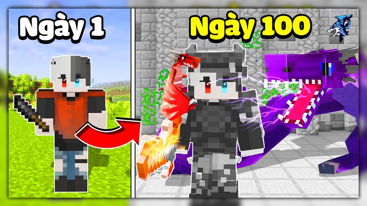 Siro Tóm Tắt Sinh Tồn 100 Ngày Minecraft RLCraft Dregora Siêu 