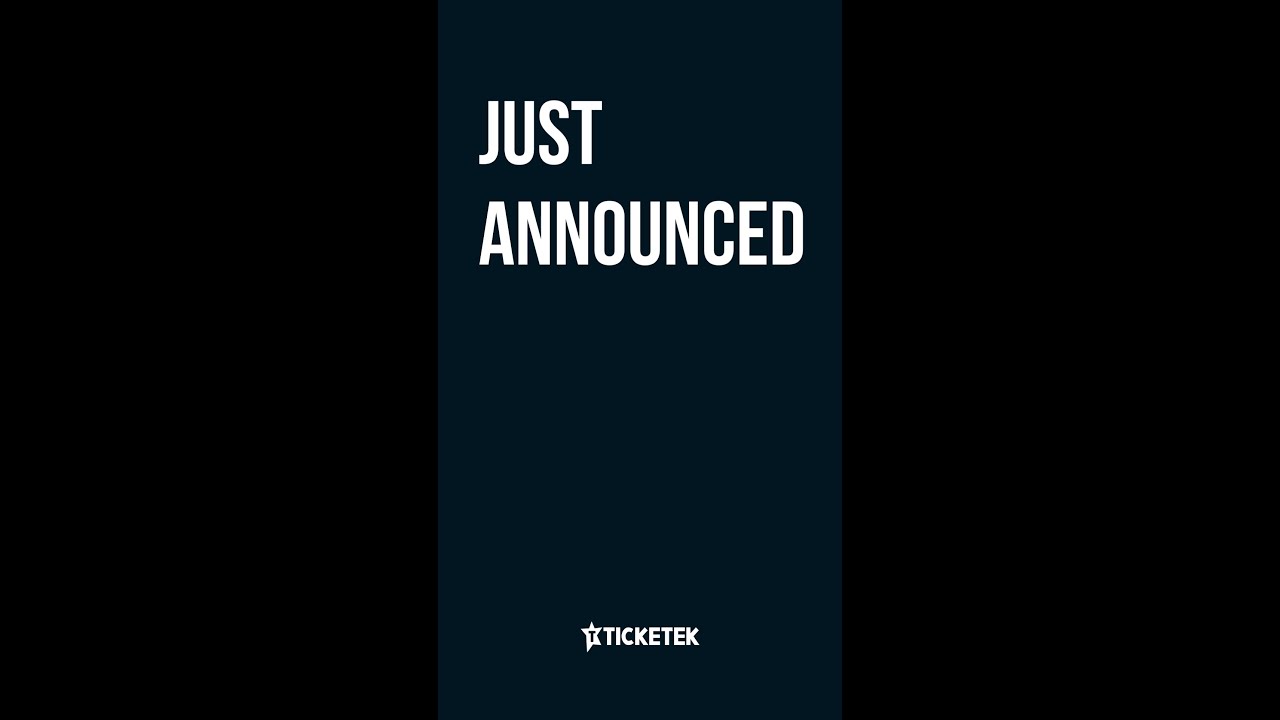Just Announced Events Ticketek