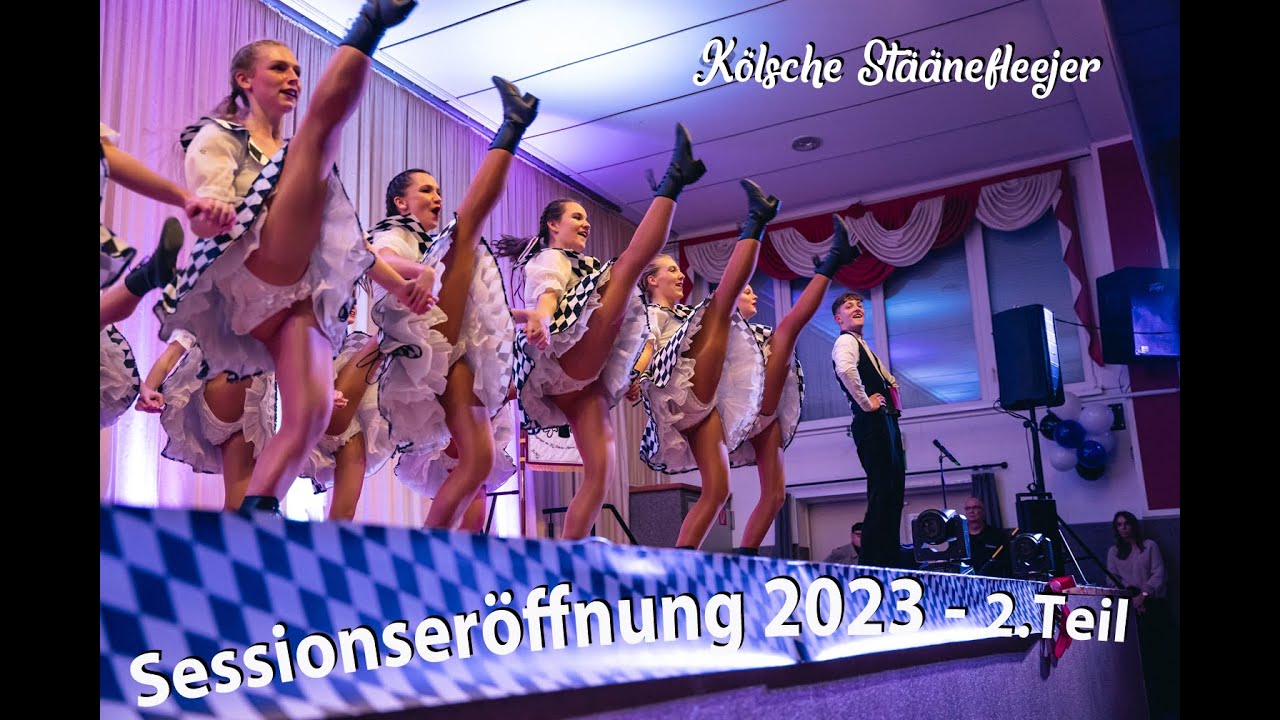 Und hier fliegen die großen Stäänefleejer! Sessionseröffnung 2.Teil