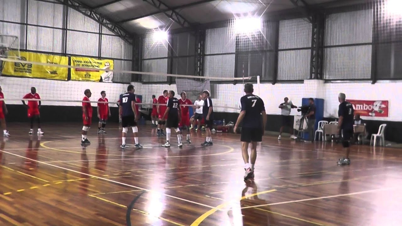 volei master santos 2015 final 60+ Sogipa x Paulistano parte 2