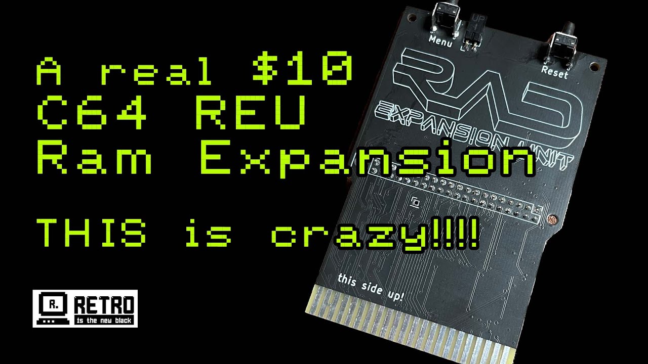 Budget Upgrade Magic: The $10 RAD Expansion Unit for C64 - Boost Your Retro RAM!