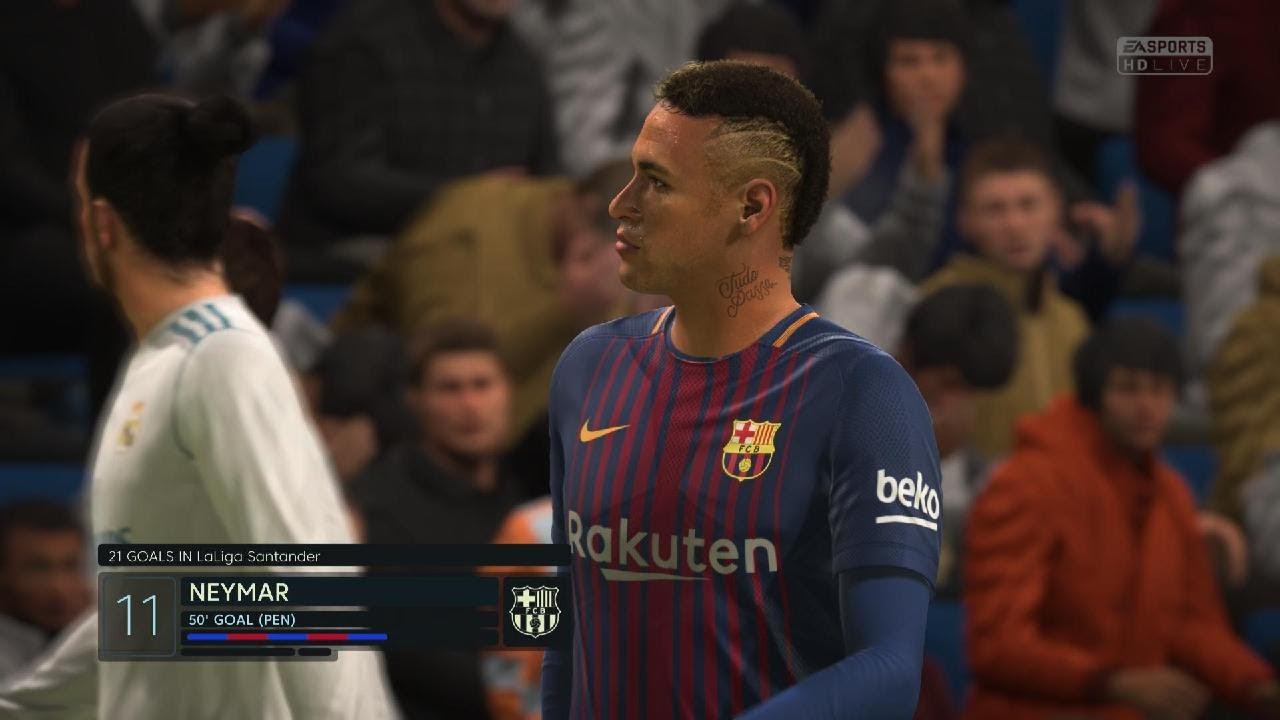 Real Madrid Vs Barcelona El Classico Career ModeFIFA 18
