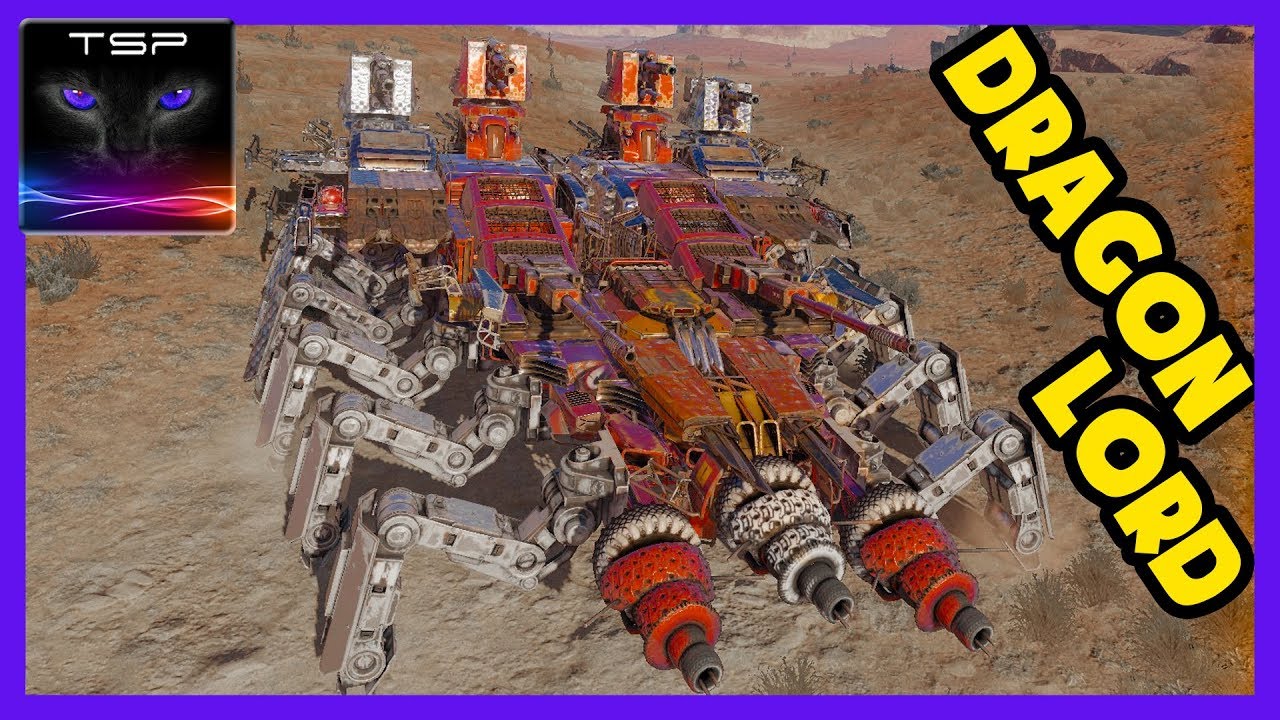Crossout #400 ► DRAGON LORD - Massive Leviathan Spider Tank Fusion Build