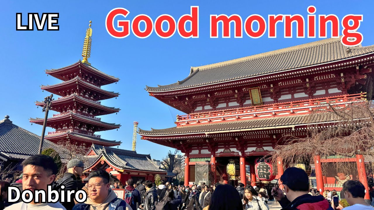 [出勤ライブ]スカイツリーから、浅草寺、蔵前神社まで歩く✨[Work Live] Walk from Skytree to Sensoji Temple and Kuramae Shrine✨