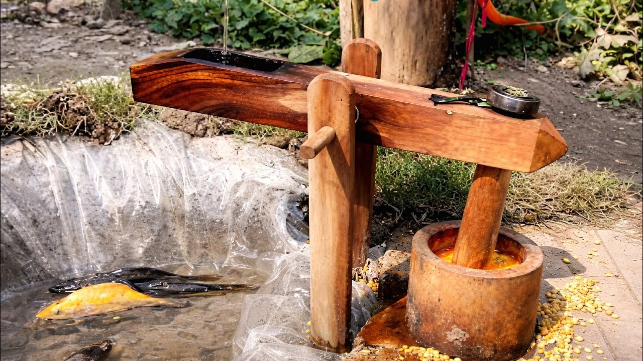 motorized water-powered corn mill - part 22