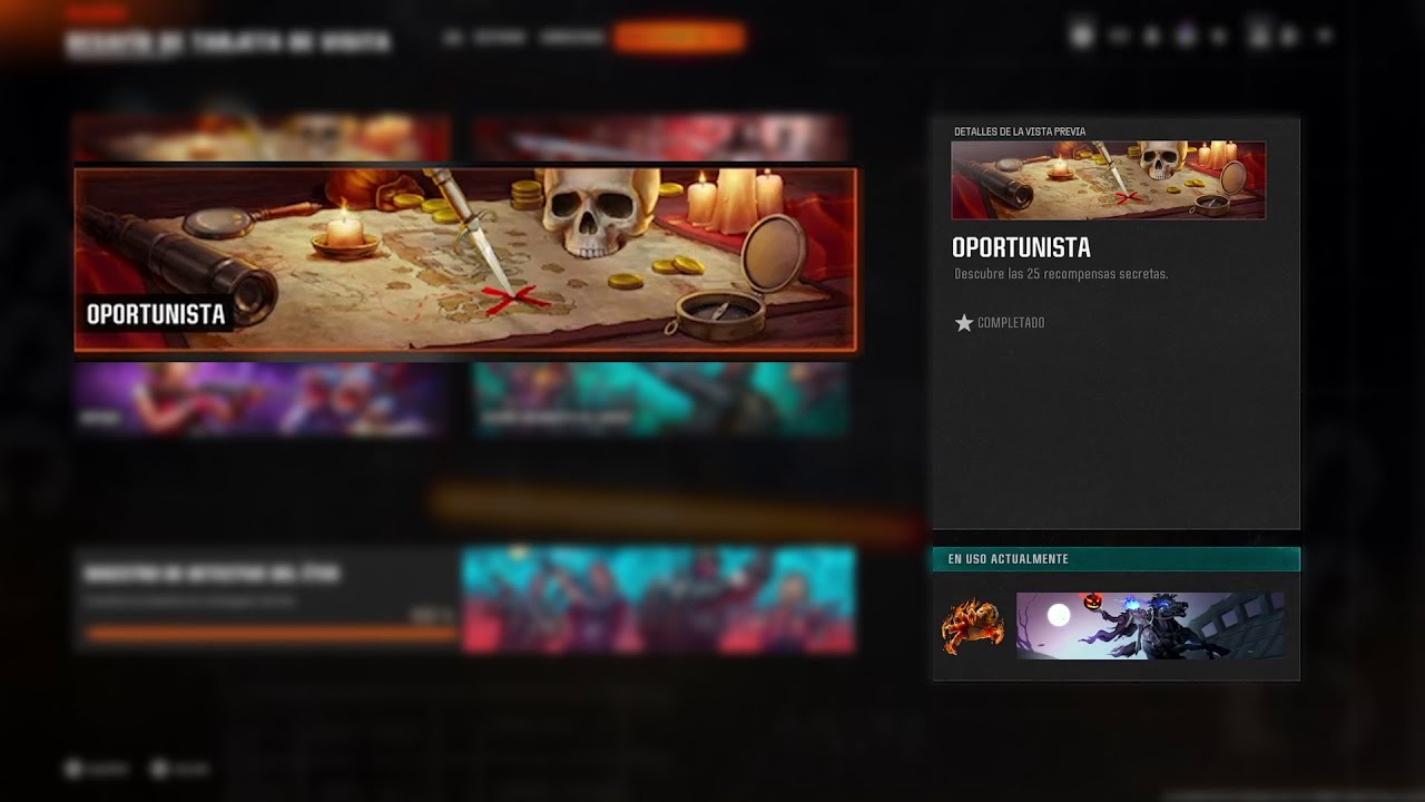 Oportunista tarjeta de visita -  Black Ops 6 zombies (leer descripción)
