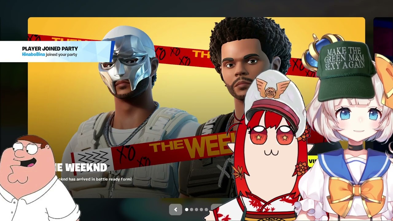 Mari Mari Streams Fortnite #1 w/ HinaBoBina