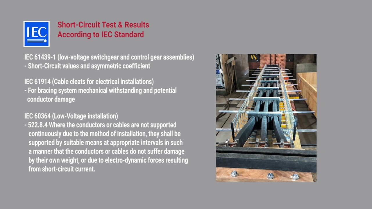 nVent ERIFLEX FleXbus System — Short-Circuit Test