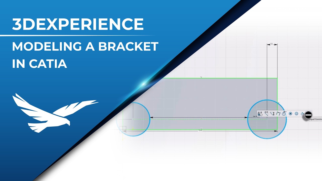 Моделирование кронштейна в 3DEXPERIENCE CATIA &mdash; Начало работы над деталью