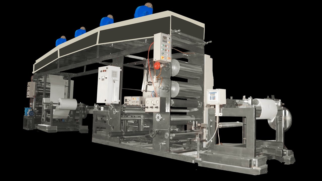 Adhesive Label Gum Coating Machine | RK | Roll to Roll Gumming Machine