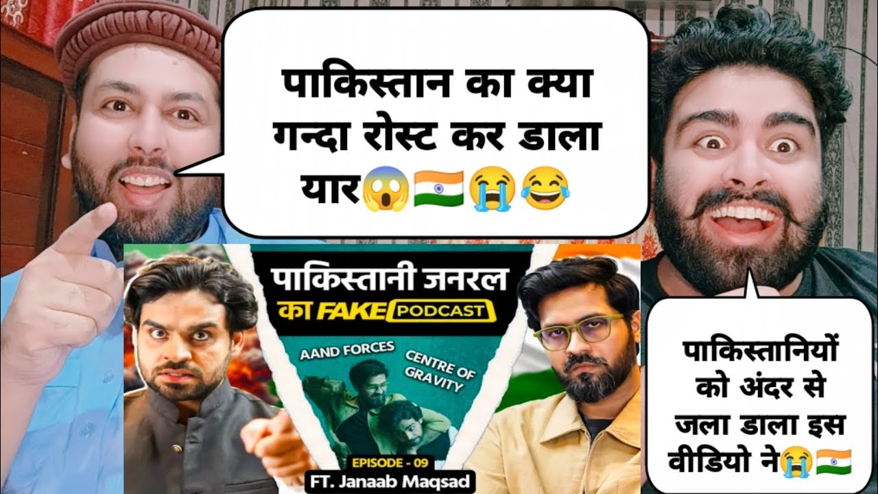 Fake Podcast with Pakistani General | जनाब मक़सद | Pakistani Reaction