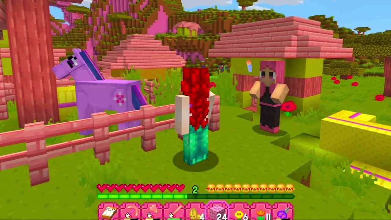 Minecraft but I'm Ariel