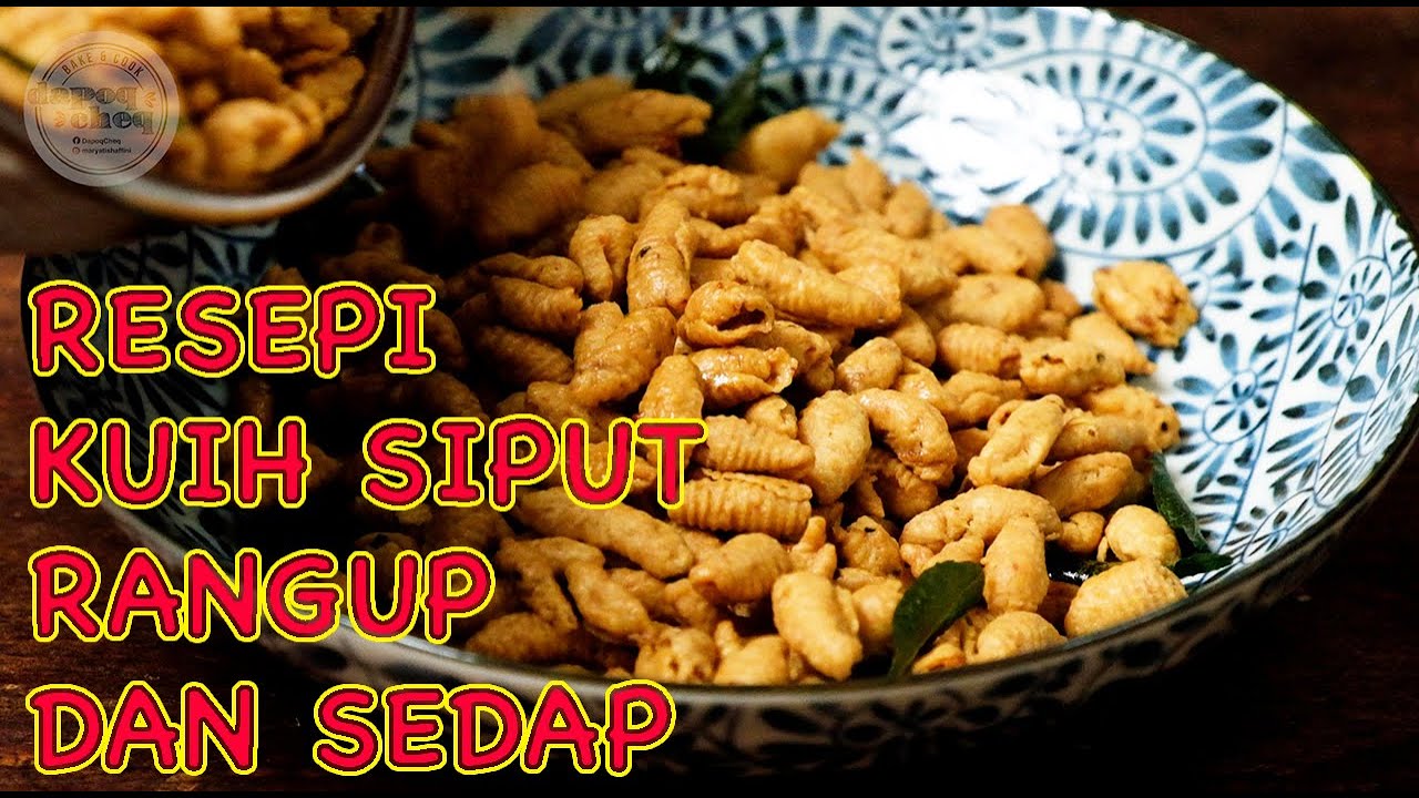 RESEPI | KUIH SIPUT | TUTORIAL | RANGUP DAN SEDAP | KUIH RAYA | KONGSI RESEPI | ENGLISH SUBTITLE