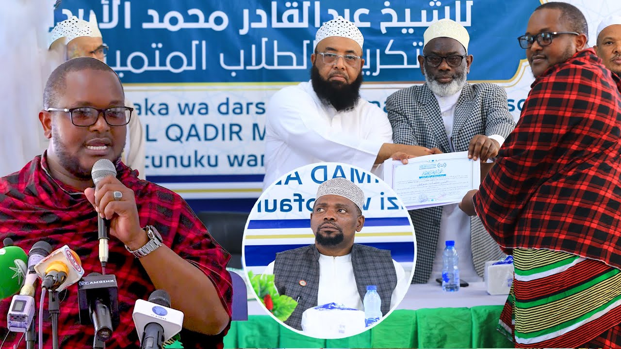 Masai Aliyehitimu Kwa Shk AbdulQadir Atoa Mawaidha Mazito Mbele Ya Masheikh KtK Hafla Kugawa Vyeti
