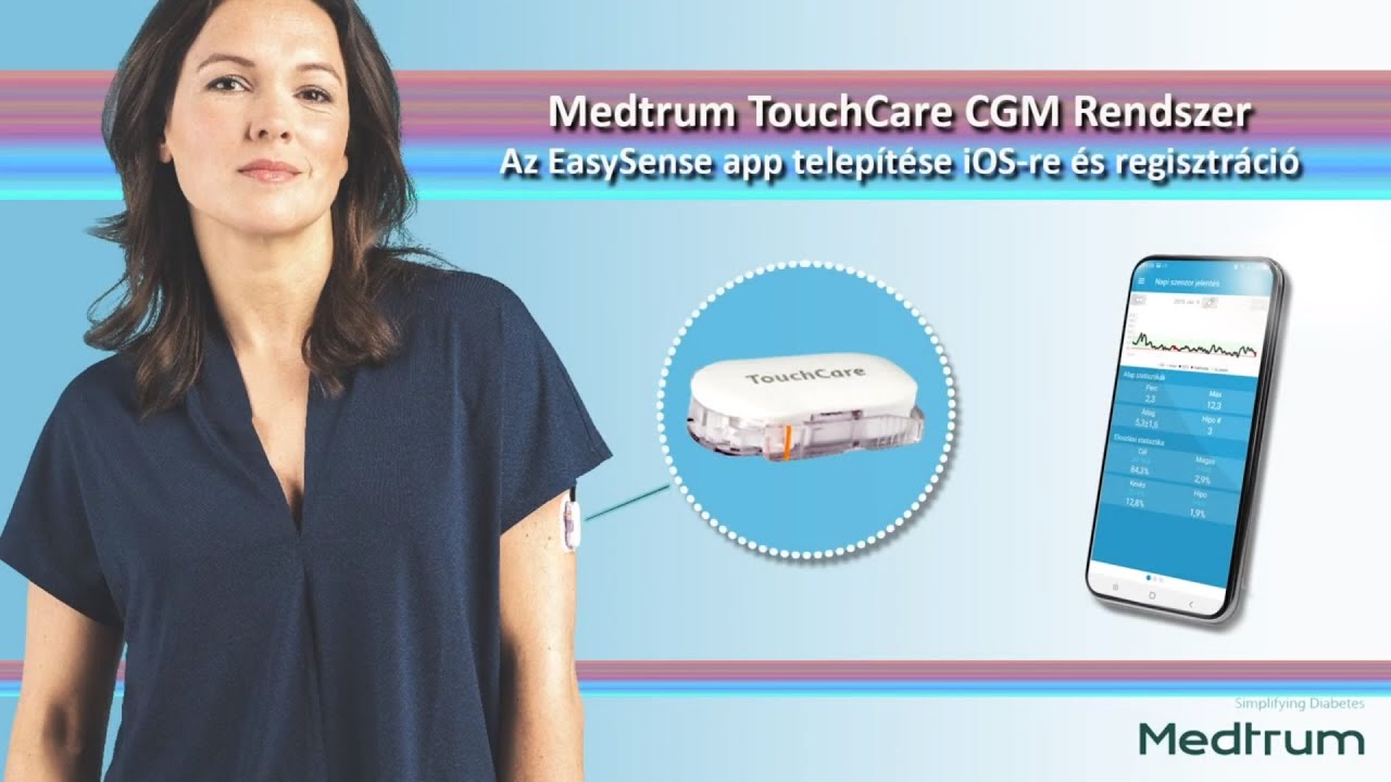 Medtrum videók: EasySense alkalmazás telepítése iOS-re és regisztráció
