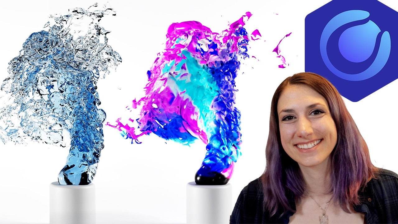Paint & Water Sim Using Pyro in Cinema 4D and Redshift | EP139