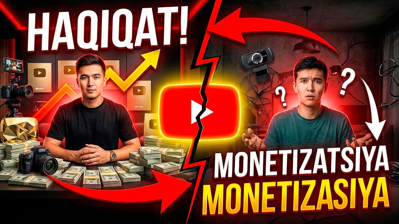 YouTube Monetizatsiya 2026 | RPM, Adsens, IP va Barcha Javoblar