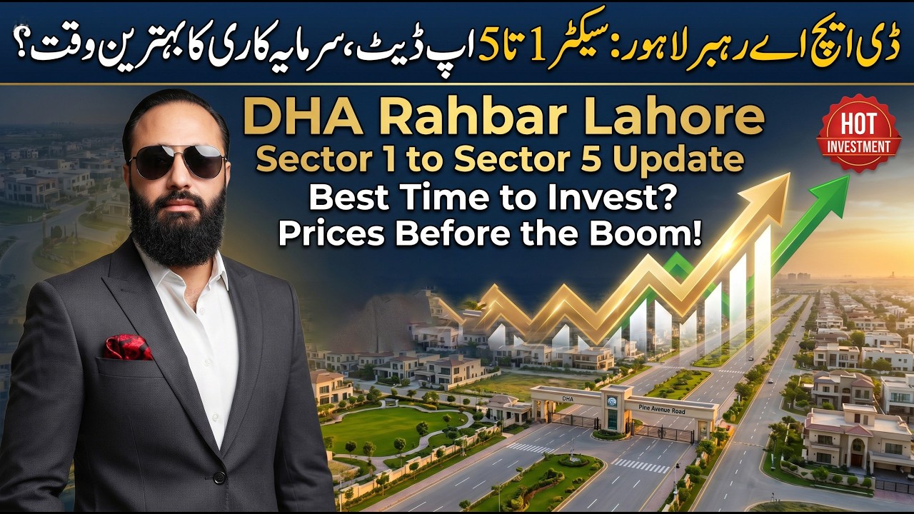 DHA Rahbar Lahore All Sectors 1 To 5 Plot Prices & Latest Property Market Review 2026