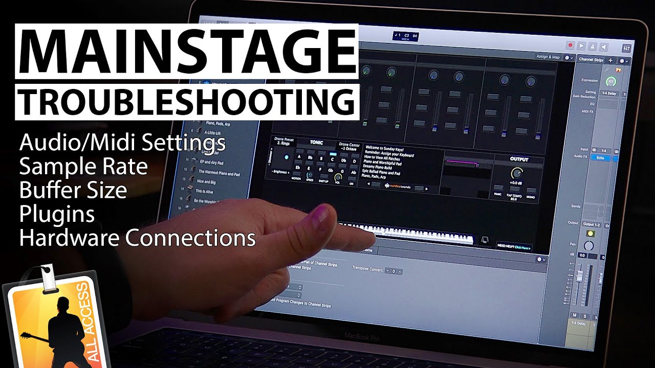 Устранение неполадок с установкой MainStage Keys — Что делать, если MainStage перестал работать