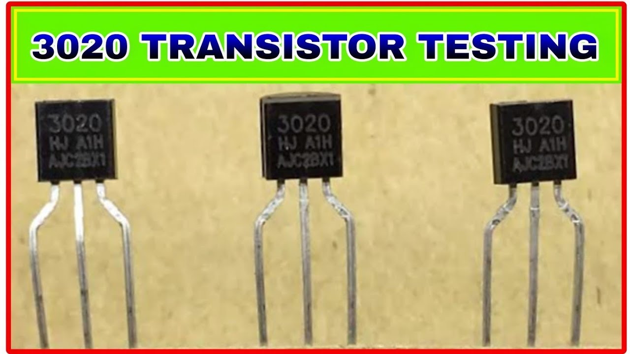 3020 Transistor Testing with Multimeter 🆕 || How to Check 3020 Transistor in Hindi ✔️ || Electronic