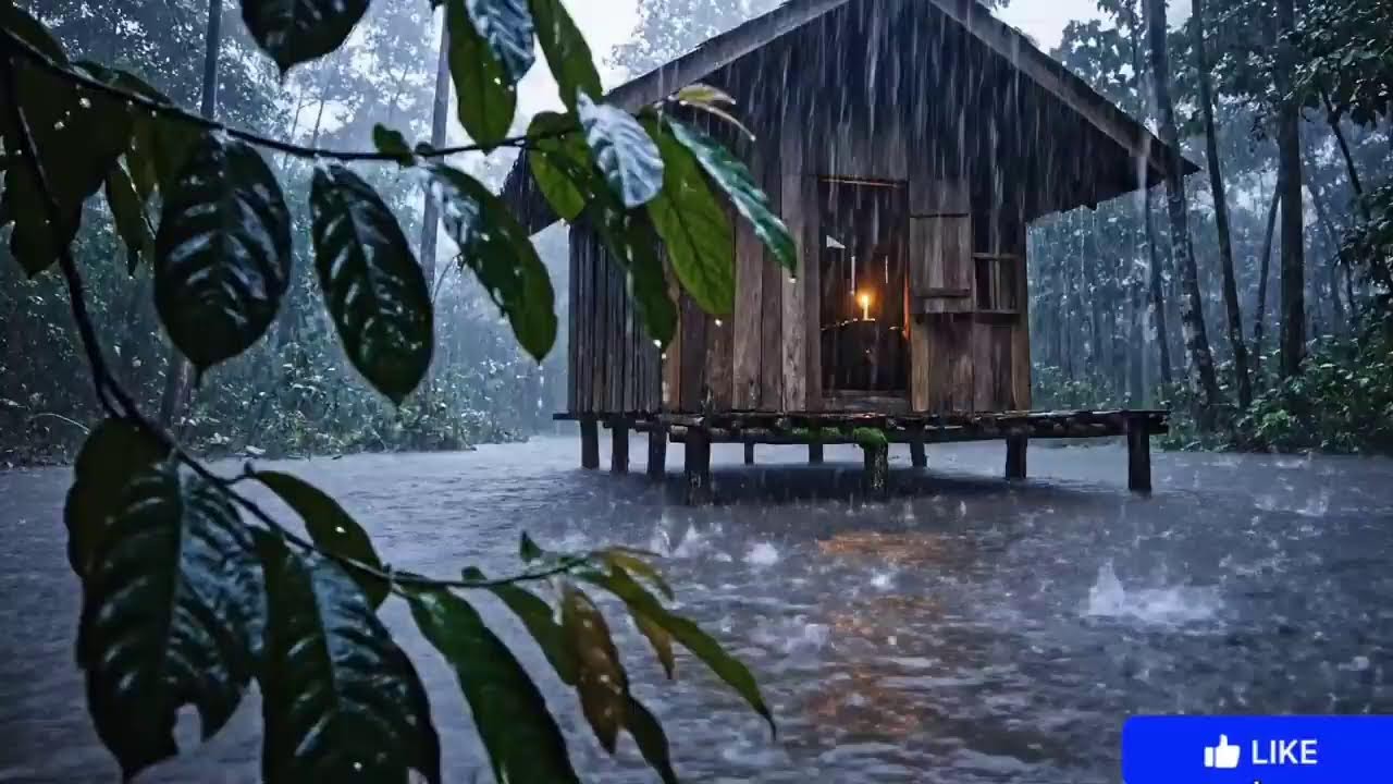 Rainy Day in the Woods 🌲 Soft Rain for Study, Focus & Anxiety Relief