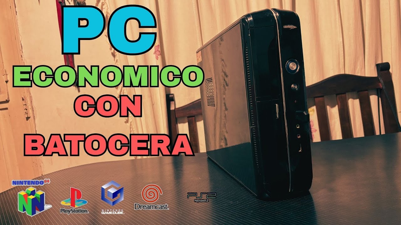 Mont&eacute; Un PC LOW COST para BATOCERA | PS | PS2 | DREAMCAST | GAMECUBE | PSP | Para DISFRUTAR  un RATO
