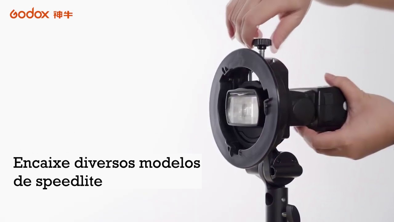 Suporte Flash Dedicado Godox S2 Speedlite S-type
