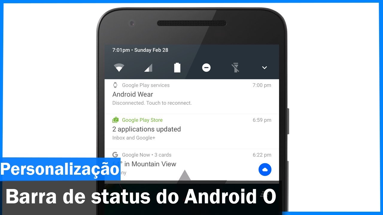 Como ativar a barra de status do Android O para qualquer celular
