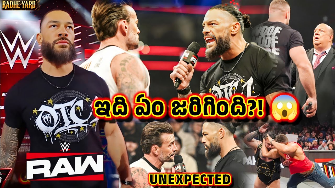 Shocking Move 😱⚠️… Roman Reigns Chooses CM Punk, Bron Breakker Angry on RAW  Highlights 👀🔥