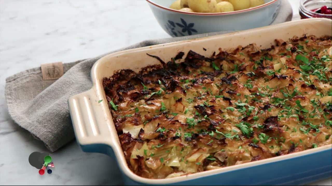 Vegetarisk kålpudding med potatis - Köket