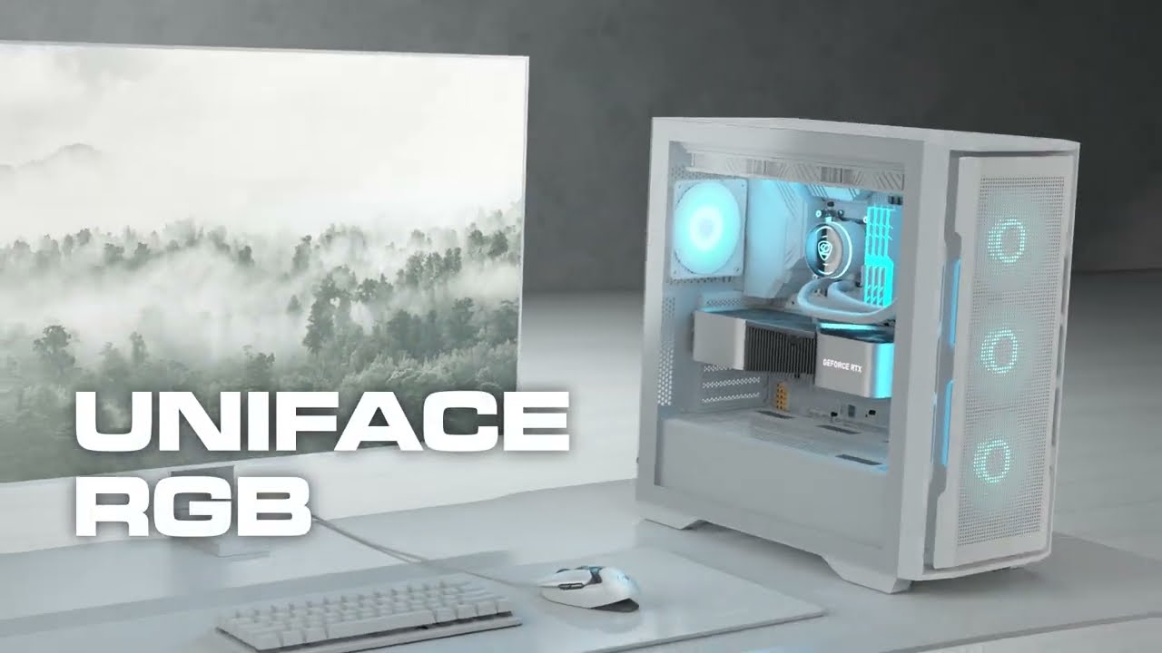 COUGAR UNIFACE RGB Mid Tower Case - Performance Is Everything