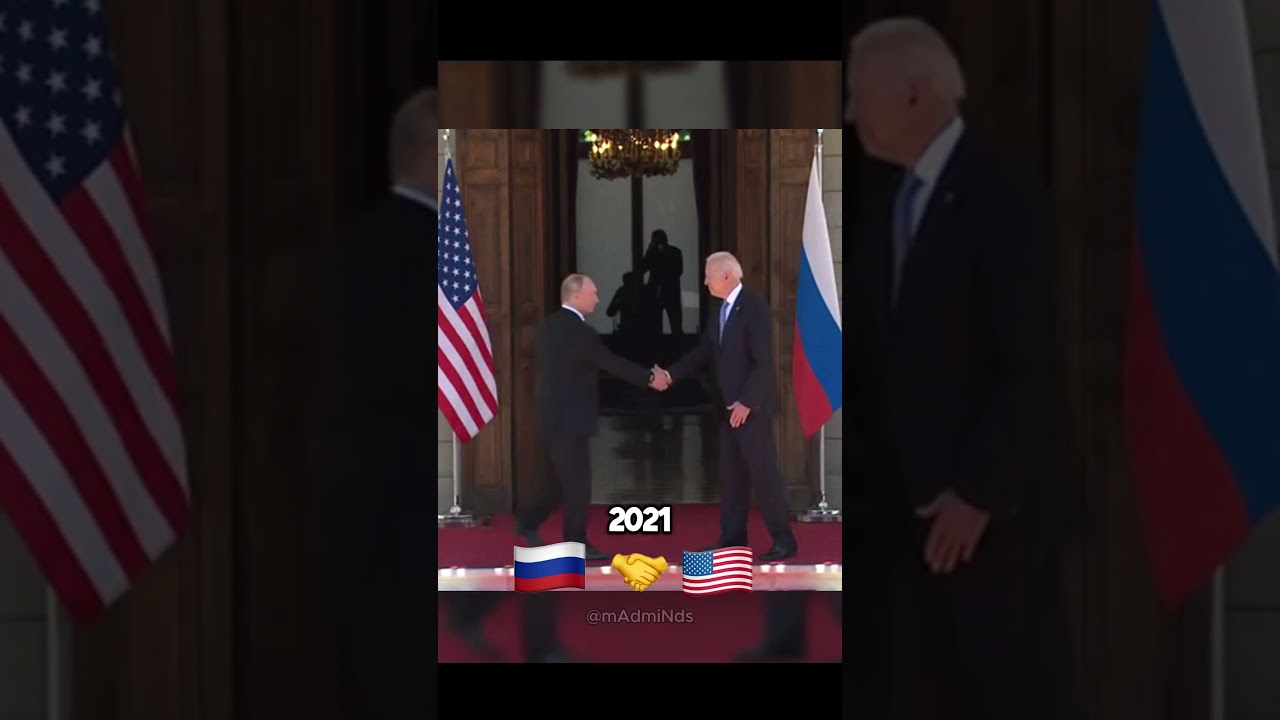 US&ndash;Russia Relations: From Roosevelt - Biden & Putin 🇺🇸🤝🇷🇺 #putin #trump #worldleaders  #usa #russia