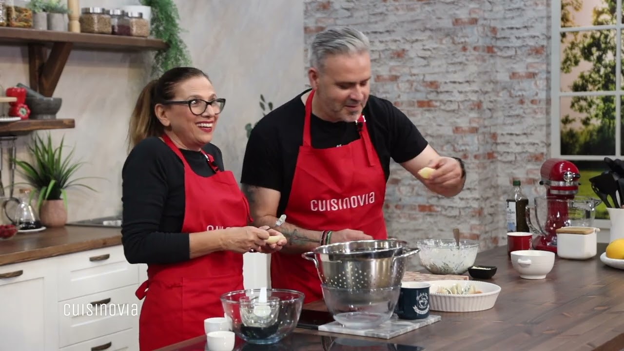 CUISINOVIA - Επεισόδιο 39, SEASON 1: Κοχύλια Γεμιστά με Σπανάκι & Ρικότα - Μιλφέιγ με Σμέουρα