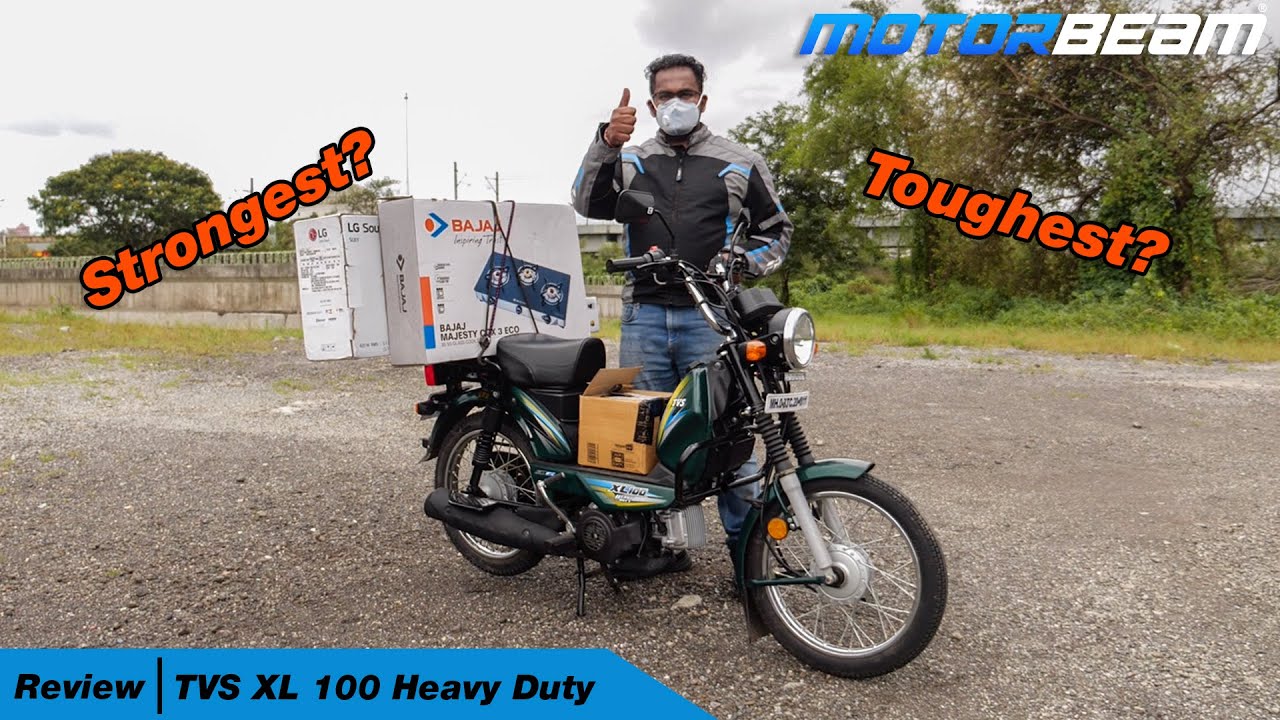 TVS XL 100 Review - Strongest Moped In India! | MotorBeam