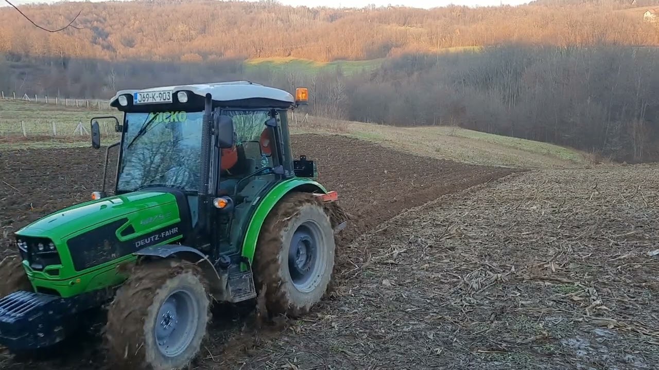 ORANJE PO MINUSU RAVNE I NERAVNE NJIVE...DEUTZ-FAHR BLOKADA OBADVA DIFERENCIJALA 4×4