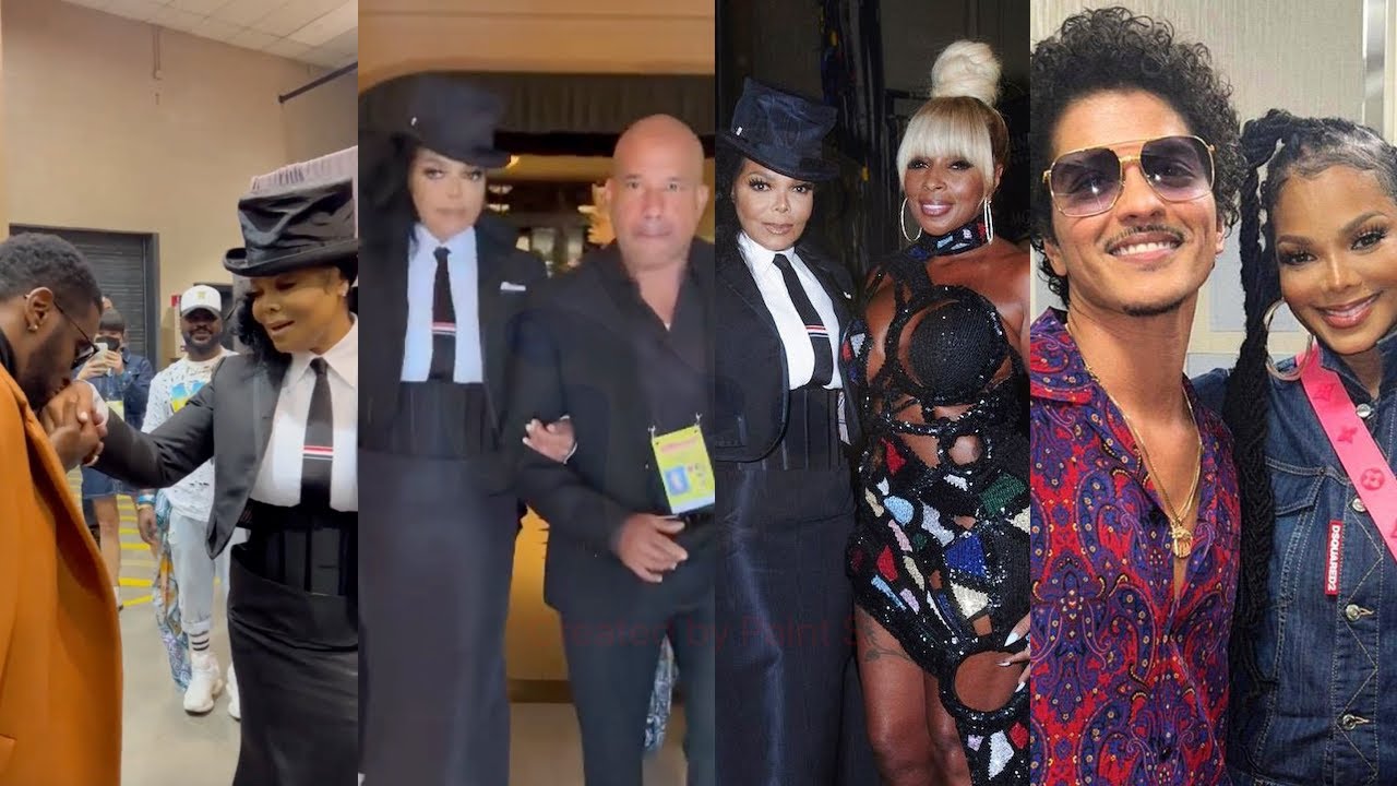 Janet Jackson Backstage at 2022 BBMAs
