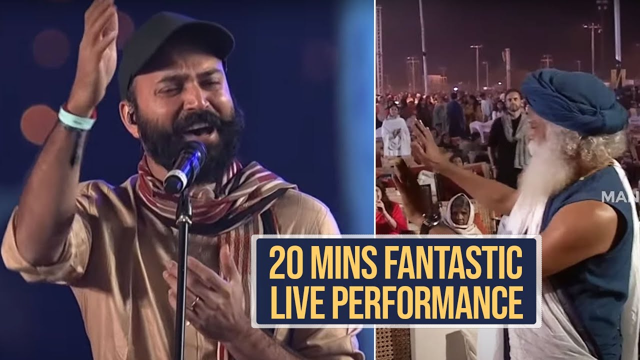 Singer Ram Miriyala 20 Mins Fantastic Live Performance | #MahaShivRatri2023 | Isha Yoga Center