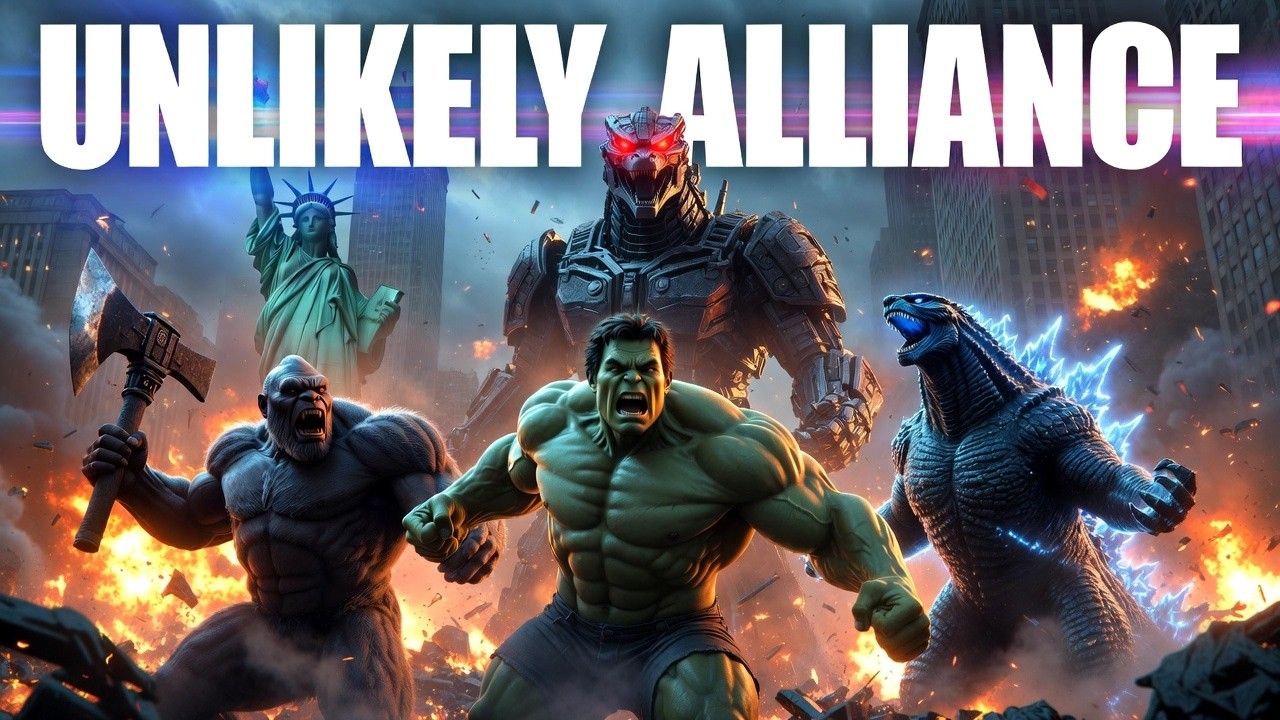 3 MONSTERS DESTROY AMERICA! (AI Generated Movie) (P.3)