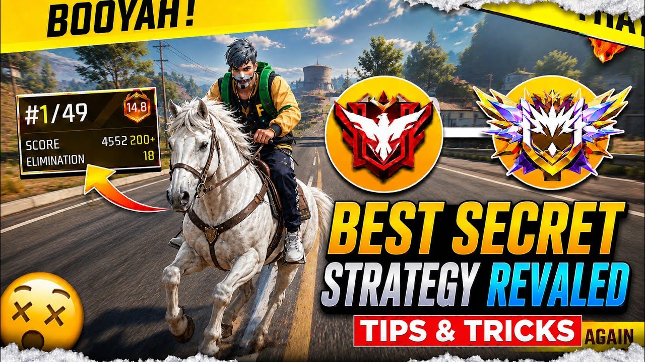 Best Startegy For Solo Grandmaster Pushing 💀 | Every Br Rank Match Boyaah Tips And Tricks |#brranked
