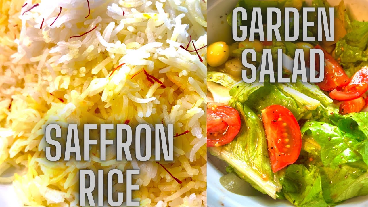 Saffron Rice | Garden Salad | Sid Station
