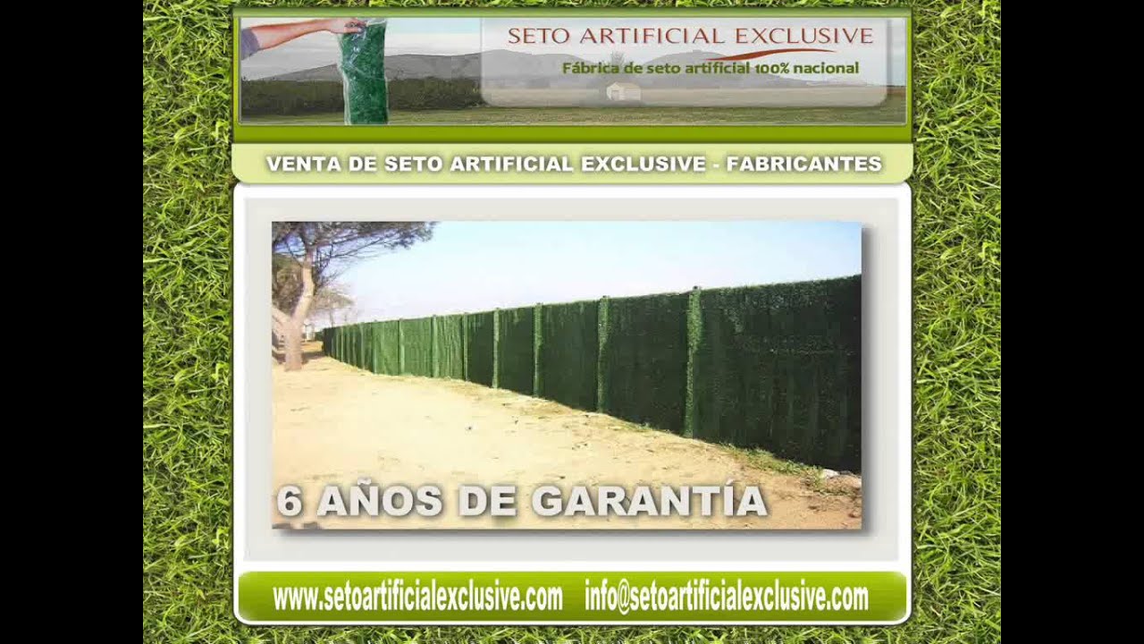 VENTA DE SETO ARTIFICIAL EXCLUSIVE. FABRICANTES. SETO ARTIFICIAL EUROPA