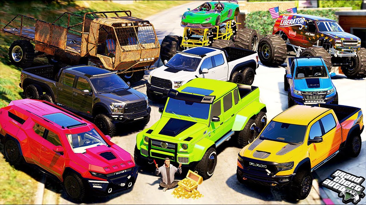 Franklin Steal Super Off Road Cars