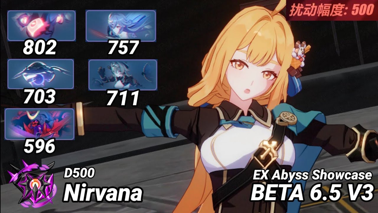 BETA 6.5 V3: Susannah Dps | EX Abyss Showcase - Nirvana D500 | Honkai Impact 3