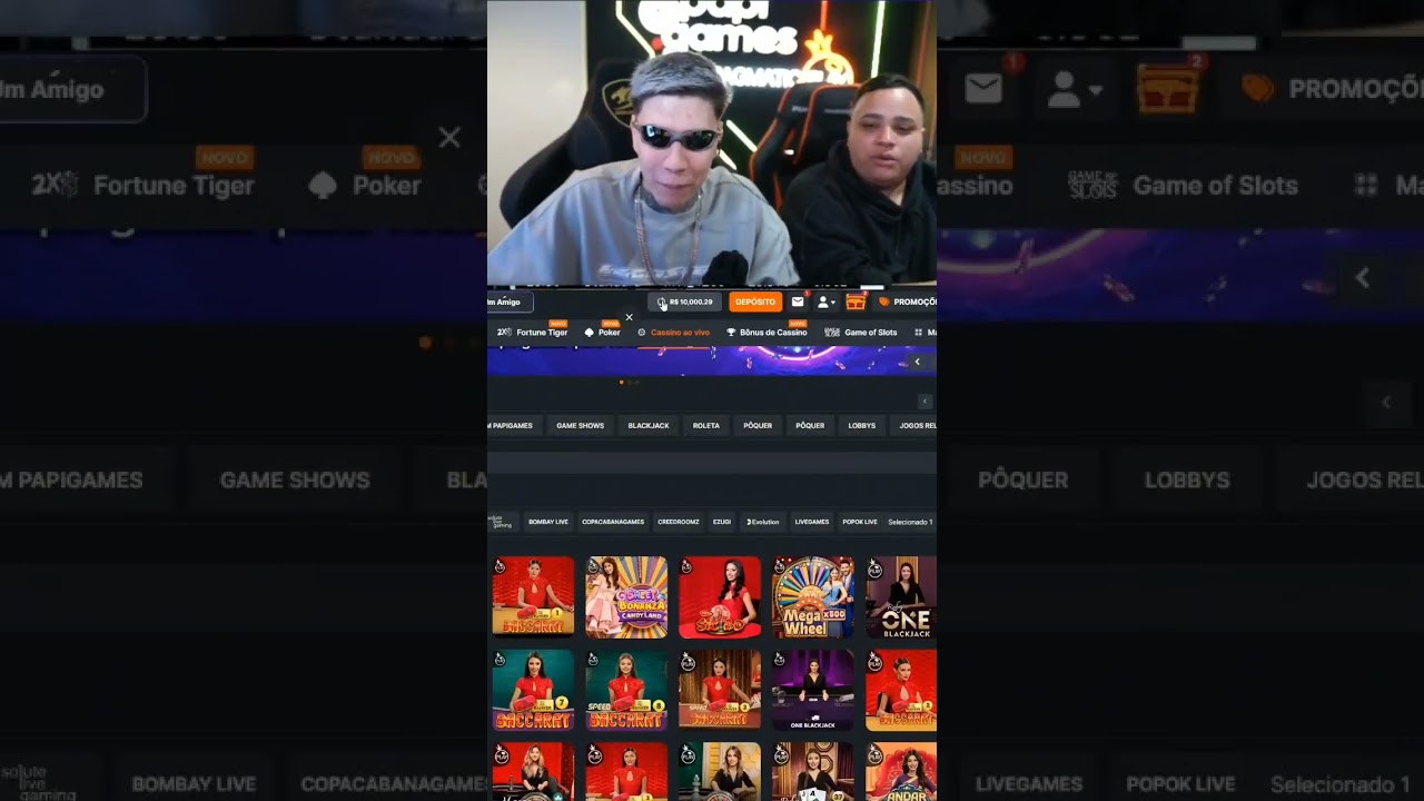 PAPIGAMES roubou o Yuri ao vivo #bdj #yuri22 #Yuri #twitchclips #cassino #papigames
