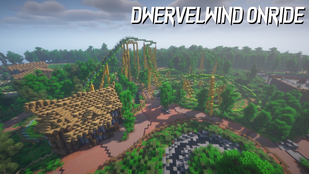 POV Onride - Dwervelwind | Toverland in Minecraft | Themeparkcraft