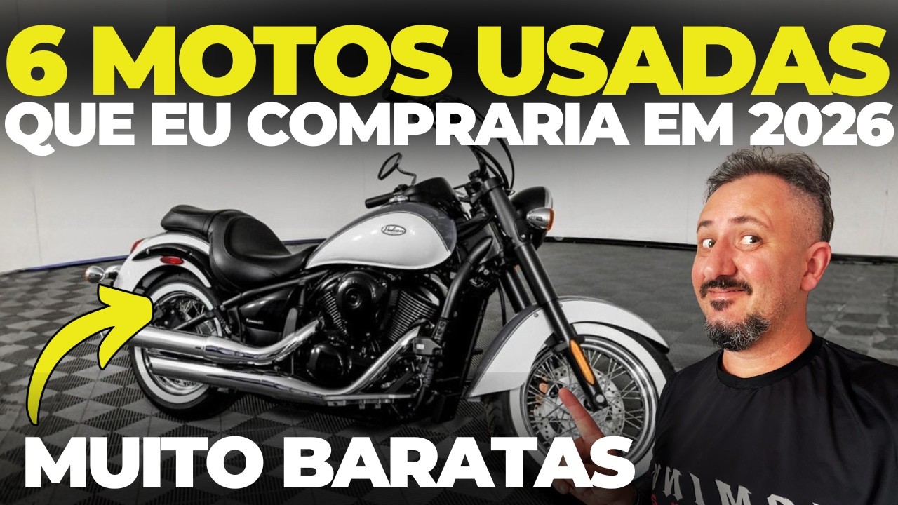 Procurando MOTO VELHA: 6 motos usadas que AINDA EU COMPRARIA em 2026